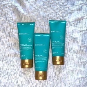 Biossance Squalane + Zinc Sheer Mineral Sunscreen BRAND NEW AND SEALED.